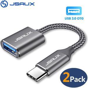 2Pack  USB C Adapter OTG Type C Cable USB C to USB 3.0 Adapter Otg Cable Thunderbolt 3 for MacBook