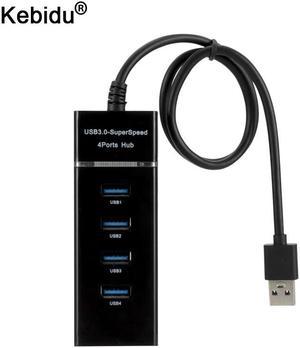 30cm 4 Port Micro USB Hub 3.0 USB Splitter High Speed 5Gbps USB 3.0 Hub USB 1.1 /2.0 For Tablet Laptop Computer Notebook