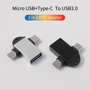 Adapter Type-C Micro USB 2 in 1 Android Phone Adapter Tablet PC  Adapter Cable, For