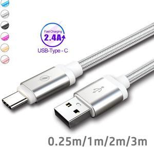 Type C Charger Cable 3m 2m  3.1 Cable for  Mi A3 A2 Mix 3  Mate p30  C Cavo  Cord Typec c Cabos
