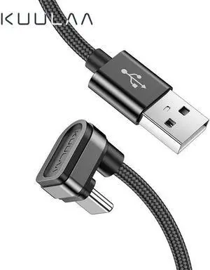 Nylon USB C Cable 180 Degree Fast Charger USB Type C Cable for  Mi 8  Galaxy S9 Plus Mole Phone USB-C Cord