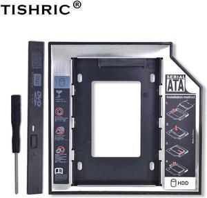 Universal 2nd HDD/SSD/DVD Caddy 12.7mm SATA 3.0 2.5 Hard Drive Caddy Adapter DVD SSD For Laptop Optical Bay HDD Case