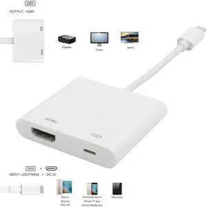 For Lightning to Digital AV HDMI 4K USB Cable For iPhone to HDMI Adapter Connector 1080P HD Adapters For iPhone XS X iPad Air 3