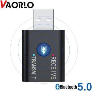 Bluetooth 5.0 Audio Receiver Transmitter Mini 3.5mm Jack AUX USB Stereo Music Wireless Adapter for TV Car PC Headphone BT
