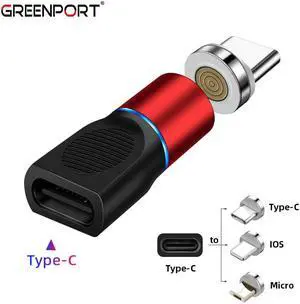 Type C Adapter Magnetic Charger USB Connector for  iPhone   Phone Charger Cable