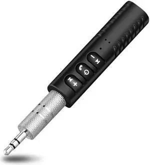 Bluetooth Receiver Back-Clip 3.5mm Stereo Audio Adapter Blutooth Auxiliary Car Headphone Receiver Jack Hands-