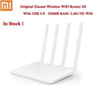 MI WiFi Wireless Router 3G/4 Dual Band 2.4/5Ghz Gigabit Smart Mini WiFi Repeater 4 Antennas USB 3.0 256MB RAM 1167Mbps