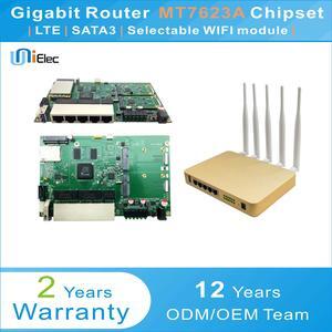 MT7623 Enterprise Router LTE 4G WIFI OpenWrt Wireless MT7612 MT7615 MT7623A Chipset Gigabit PCBA ODM OEM Sim Card Board