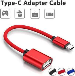 OTG Adapter Cable For  Galaxy S10 e S9 S8 Plus  Mate 20 P30 P20 Pro Mole Phone Converter USB C Splitter