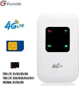 Portable Hotspot 4G Lte Wireless Mobile Router Wifi Modem 150Mbps 2.4G Wifi Box  Terminal Box Wifi Wireless Router