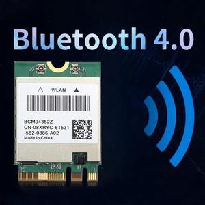 Hackintosh Bcm94352Z Bcm94360Ng WiFi Card Ngff M.2 1200 Mbps Bluetooth 4.0 Ngff 802.11Ac WLAN Adapter Dw1560