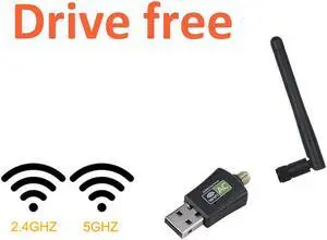 [Driver ] Wireless USB WiFi Adapter Perseveres AC600 WiFi Dongle 5GHz/2.4GHz Network Router Extender Signal Boost#G20