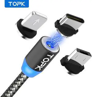 Magnetic Cable 1m USB Type C Magnet Charger Micro USB Cable for   Mole Phone