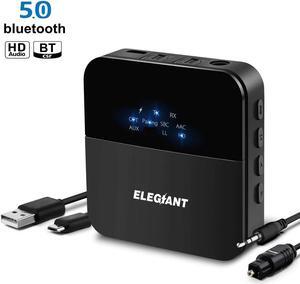 3.5mm 2RCA HD bluetooth 5.0 Audio Transmitter Receiver Wireless Adapter / AUX / LL / HiFi for Headphone Car