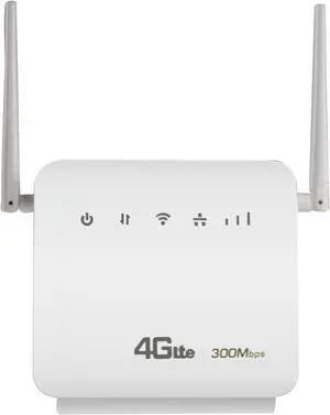 2.4GHz 300Mbps Wifi Routers 4G LTE CPE Mobile Router,Two LAN Port Support SIM card and Europe/Asia/Middle East/Africa