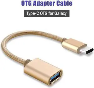 to Type-C OTG Adapter Cable for  Galaxy A40 A50 A60 A70 A80 A50S A70S A31 A41 A51 A71 M30 M40 M31  C OTG Converter