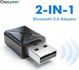 5.0 Stereo Audio 2in1 Receiver Transmitter Mini  AUX RCA USB 3.5mm Jack For TV PC A2 Car Kit Wireless Adapter