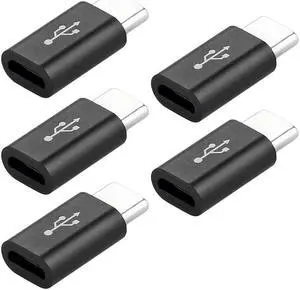 5PCS Micro to Type-c Adapter USB3.1  Charging Adapter Convenient General 1PC Lightweight Micro USB To OTG Adapter Cable    Z