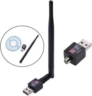 600MBPS USB 2.0 High Speed Wifi Router Wireless 802.11 N Adapter Network LAN Card w/5dBI Antenna for Desktop Computer