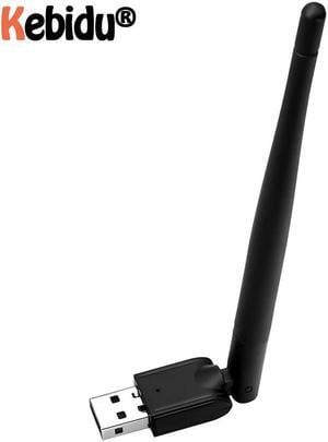 Adapter Mini Wifi Dongle Wireless WiFi Network Card 150M  2.0 802.11 B/g/n LAN Antenna Adapter Black For Laptop PC
