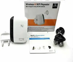 Wifi Repeater Router Expander 300Mbs 2dBi Antennas Signal Boosters US/EU//UK Plug