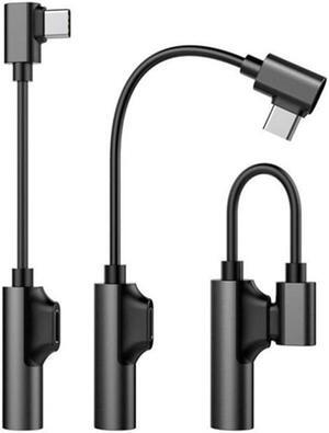 2 In 1 USB C Audio Cable Type C 3.5mm Earphone Connector Fast Headphone Jack Splitter Charging Audio Adapter For
