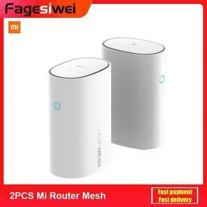 2PCS  Mi Router Mesh 2.4 5GHz WiFi Router High Speed 4 Core CPU 256MB Gigabit Power 4 Signal Amplifiers for Smart Home