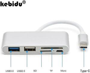 USB 3.0 HUB Cable USB Splitter TF Card Read USB Type C Hub OTG USB-C Micro USB Power Adapter for Macbook Air Pro surface pro 6