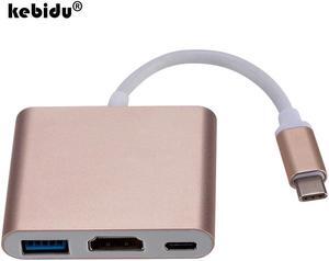 Type c to  Converter Adapter Usbc to  3.1 /USB 3.0/Type C Adapter Type-C HUB Aluminum For Macbook