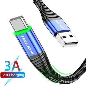 USB cable 3A Fast Charging Cable Type C Cable for  S10 S9 Note 10  Mi 9 8 Redmi K20 Pro  7  Cable