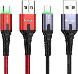 Cable USB Type C Cable Fast Charge Wire Cord USBC Cable for  K20   7 Pro Phone  LED Charging