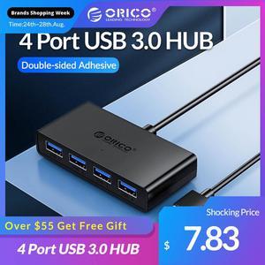 USB HUB 4 Port USB 3.0 Splitter With Micro USB Power Port Multiple High Speed OTG Adapter for Computer Laptop Accessories