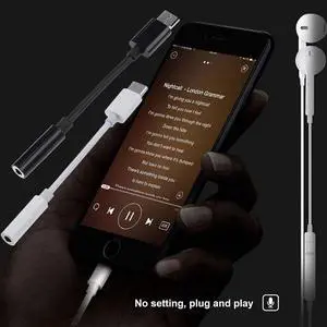To 3.5mm Earphone Cable Adapter Usb 3.1 Type C USB-C Male To 3.5 AUX Audio Female Jack For  6  TXTB1