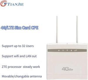 Wireless 4G LTE WIFI Router Unlock CPE WIFI Modem external antenna with sim card slot Router Modem LAN port wifi Dongle