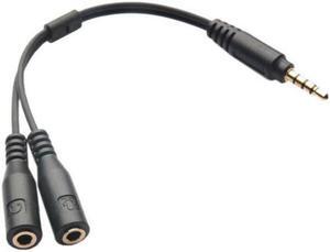 1Pc Audio Cable 3.5mm Stereo Audio Male to 2 Female Headset Mic  Cable Adapter Microphone 3.5mm to 2 3.5mm Jack Splitter Adapter