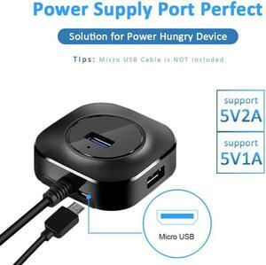 Hub U 3.0 /2.0 Multi U Splitter Adapter 4 Ports Speed Mini Multiple u3.0 HUB Port U-Hub Expander For PC TSFH