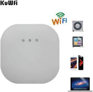 300Mbps Indoor Ceiling Wireless WiFi Access Point AP Wi-Fi Repeater Extender Router 48V POE Power Adapter
