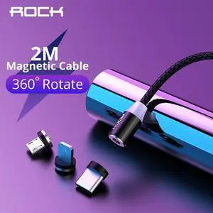 1M 2M Magnetic USB Cable Fast Charging USB Type C Cable Magnet Charger Micro USB Cable Mole Phone Cable USB Cord Charge