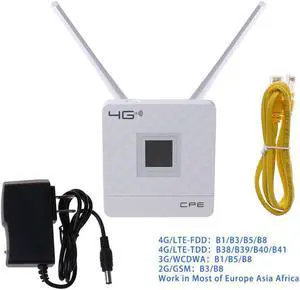 150Mbps 4G LTE CPE Mobile WiFi Wireless Router With LAN Port SIM Slot
