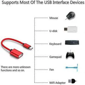 2Type Micro USB OTG Cable Type C to USB Adapter OTG Charging Type-C Micro Charger  Cable Converter For
