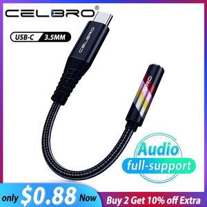 for  Galaxy S20 Plus S20 Ultra USB C to 3.5mm Jack  AUX Type C  Earphone Connector  Audio Adatper