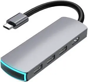 6 in 1 USB C HUB USB to Multi HDMI USB 3.0 Carder Reader Adapter USB Splitter for Mac Book Pro Air USB Dock Type C HUB