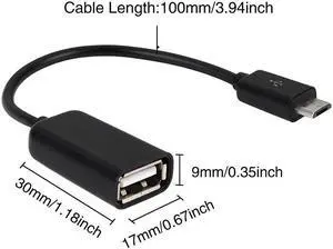 Micro USB OTG Cable  Transfer Micro USB Male to Female Adapter for  HTC Android