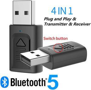 Bluetooth 5.0 Audio Receiver Transmitter 4 IN 1 Mini Stereo Bluetooth AUX RCA  3.5mm Jack For TV PC Car Wireless Adapter