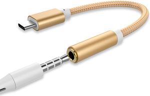 C 3.5 Jack Earphone USB C to 3.5mm AUX Headphones Adapter For  mate 20 P30 pro  Mi 6 8 9 SE Audio cable