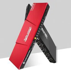 4K 4 Ports KVM Switch HDMI 4x1 KVM HDMI Switch Supports USB 2.0 Device Control up to 4 PC 4 Input 1 Output HDMI KVM Switcher