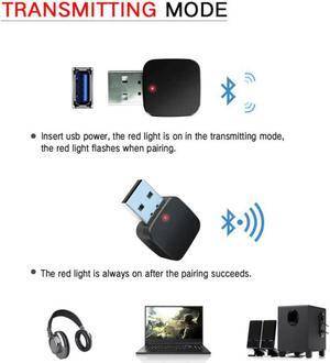 2 IN 1 USB Bluetooth 5.0 Audio Receiver Transmitter Mini 3.5mm Jack AUX USB Stereo Music Wireless Adapter For TV Car PC Headsets