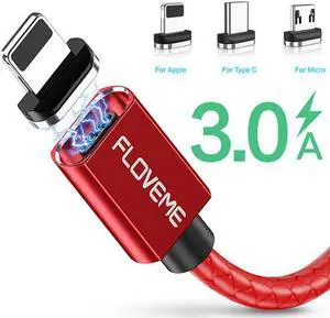 3A Magnetic Cable Micro USB Type C Cable For iPhone 1M Fast Charging USB C Phone Magnet Charger For   Cabo