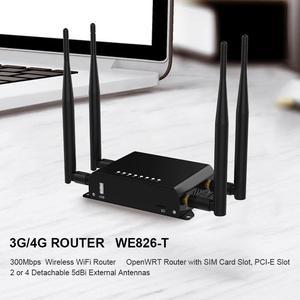 WE826-T2 4G SIM WIFI Router  4G LTE Router high level 3G 4G load WiFi Gigabit GSM LTE Router VPN PPTP L2TP