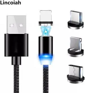 Magnetic Cable plug Type C Micro USB C 8 pin Plugs Fast Charging Adapter Phone Microusb Type-C Magnet Charger Plug Line